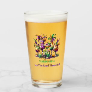 Mardi Gras Bier Glas