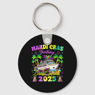 Mardi Gras Birthday Cruise Squad Matching Family Schlüsselanhänger