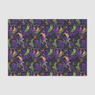 Mardi Gras Blumenmuster Seidenpapier