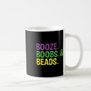 Mardi Gras Booze Beads Funny Fat Dienstag Karneval Kaffeetasse
