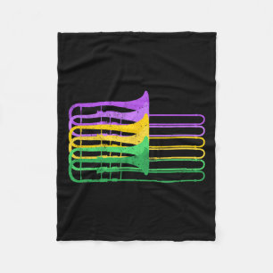 Mardi Gras Br Trombone Marching Orchestra Fleecedecke