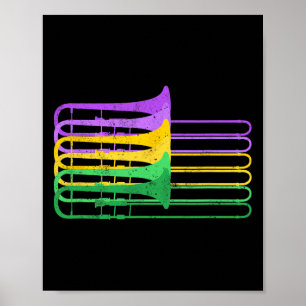 Mardi Gras Br Trombone Marching Orchestra Poster