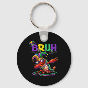 Mardi Gras Bruh Dabbing Crawfish Karneval Teens Bo Schlüsselanhänger