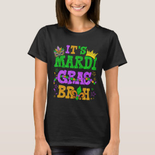 Mardi Gras Bruh Funny Mardi Gras Teens Boys K T-Shirt