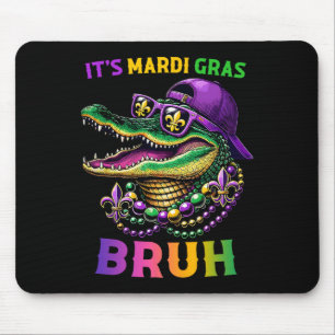Mardi Gras Bruh Marigator Alligator Mardi Gra Mousepad