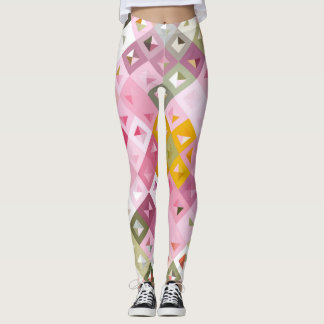 Mardi Gras, bunte gemusterte Aktivbekleidung Leggings