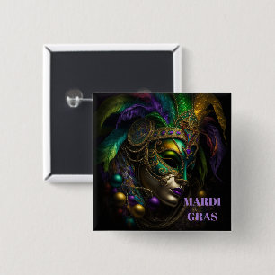 Mardi Gras Button