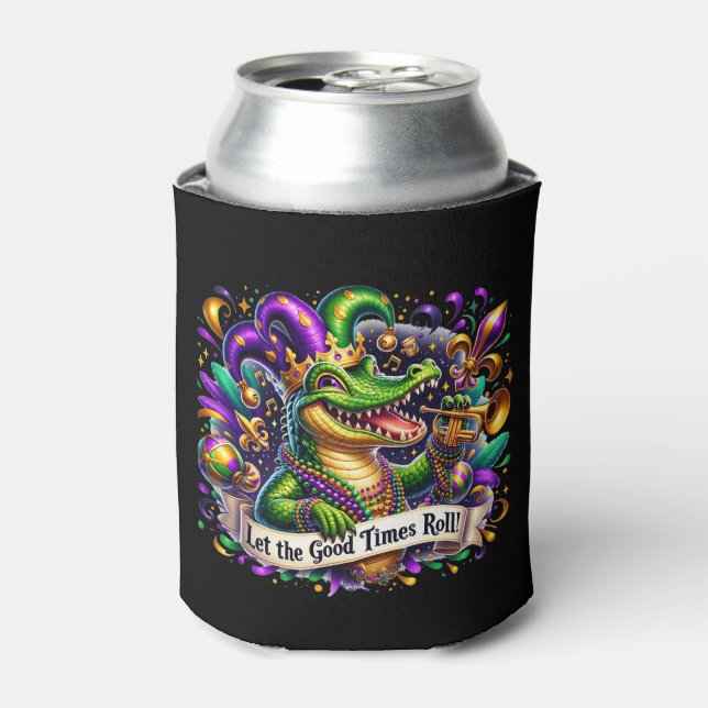 Mardi Gras Can Cooler Dosenkühler (Kanne Vorderseite)