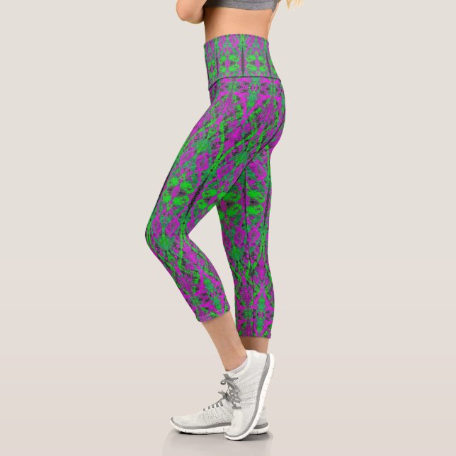 Mardi Gras Capri Leggings (Links)