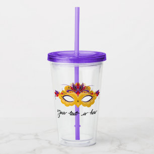 Mardi Gras Carnival Acryltrinkbecher