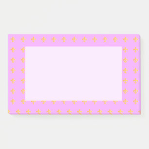 Mardi Gras Carnival Jazz Lilie Post-it Klebezettel