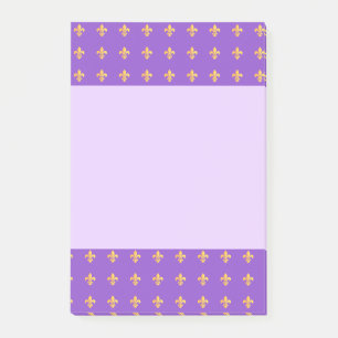 Mardi Gras Carnival Jazz Lilie Post-it Klebezettel