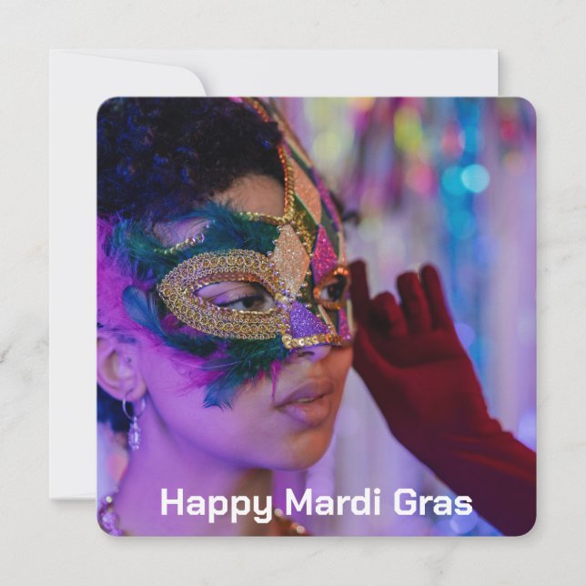 Mardi Gras Carte photo (Devant)