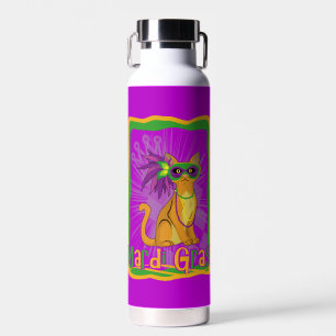 Mardi Gras Cat Trinkflasche