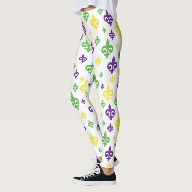 Mardi Gras Célébration Leggings (Gauche)