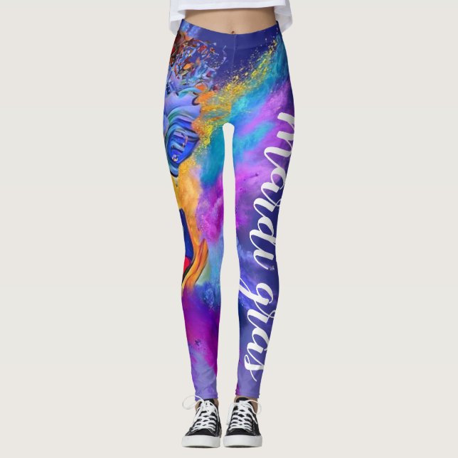Mardi Gras Célébration Leggings (Devant)