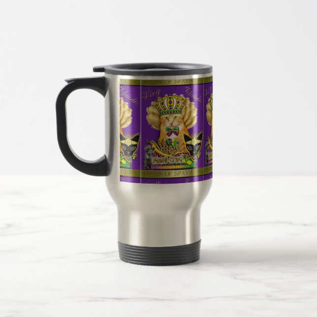 Mardi Gras Claude Stainless Steel Tasse (Links)