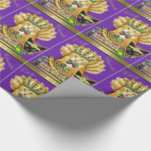 Mardi Gras Claude Wrapping Paper Geschenkpapier