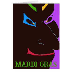 Mardi Gras Clown Face, fügen Sie Text,