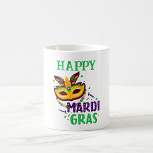 Mardi Gras Coffee Tasse