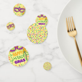 Mardi gras confetti konfetti