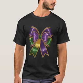 Mardi Gras Coquette Bow Elegant Mardi Gras Zubehör T-Shirt