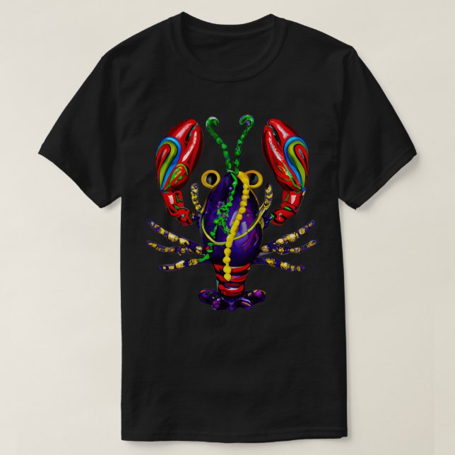 Mardi Gras Crawfish 2 TShirt (Design devant)