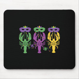 Mardi Gras Crawfish Happy Mardi Gras 2025 Matching Mousepad