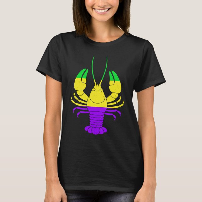 Mardi Gras Crawfish T-Shirt (Vorderseite)