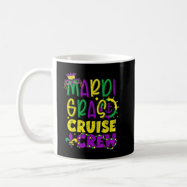 Mardi Gras Cruise 2022 Matching Family Carnival Ho Kaffeetasse (Links)