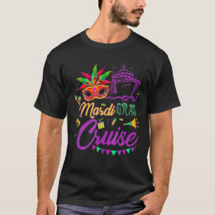Mardi Gras Cruise Mask Party T-Shirt