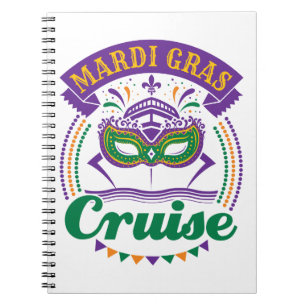 Mardi Gras Cruise Notizblock