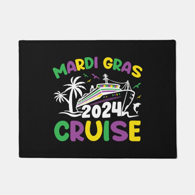 Mardi Gras Cruise Squad Fußmatte (Vorderseite)