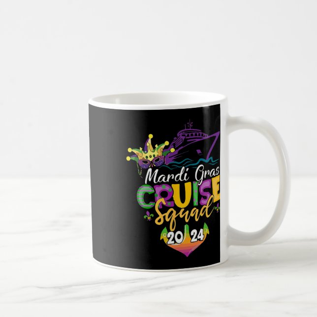 Mardi Gras Cruise Squad Kaffeetasse (Rechts)