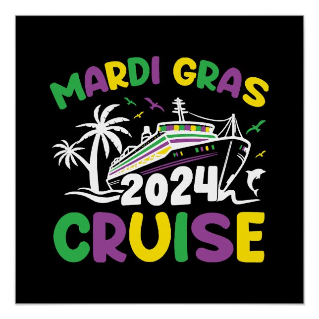 Mardi Gras Cruise Squad Poster (Vorderseite)
