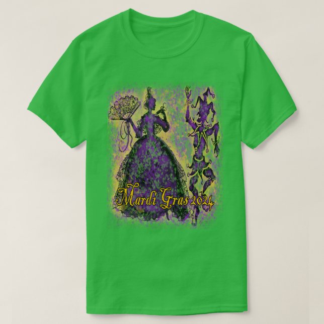 Mardi Gras Dance T-Shirt (Design vorne)