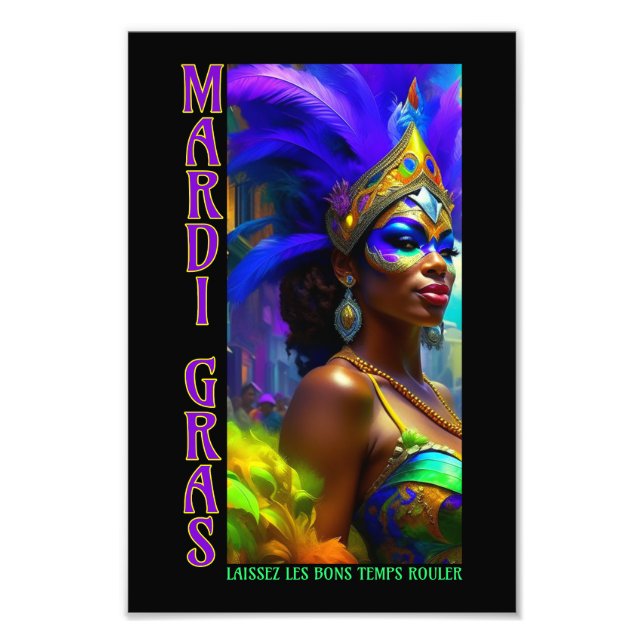 Mardi Gras Dancer Fotodruck (Vorne)