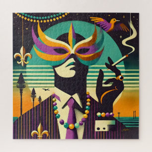 Mardi Gras Der rauchende Mann