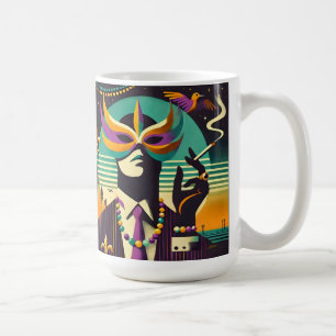 Mardi Gras der Raucher Kaffeetasse