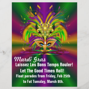 Mardi Gras Die Königin Flyer