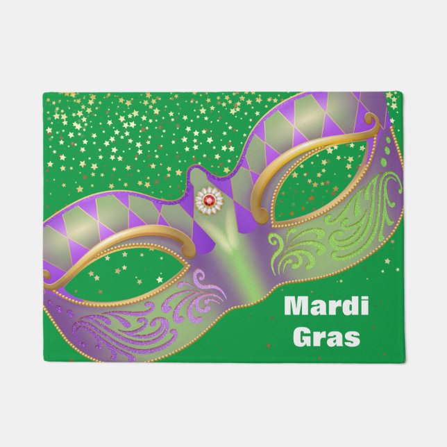 Mardi Gras Doormat Fußmatte (Vorderseite)