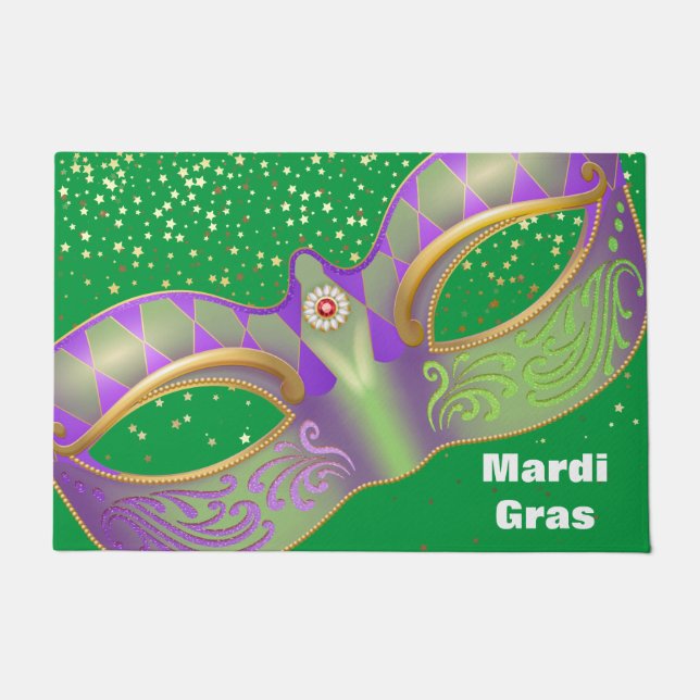 Mardi Gras Doormat Fußmatte (Vorderseite)