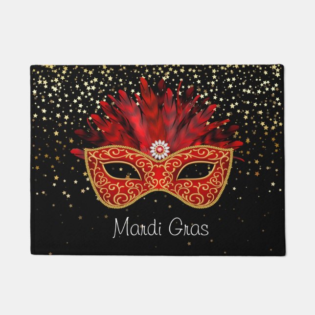 Mardi Gras Doormat Fußmatte (Vorderseite)