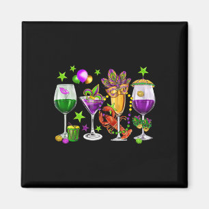 Mardi Gras Drinks New Orleans Neue Eisenbahnlinie Magnet