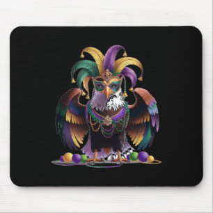 Mardi Gras Eagle Funny Mardi Gras Kostüme Men Wome Mousepad