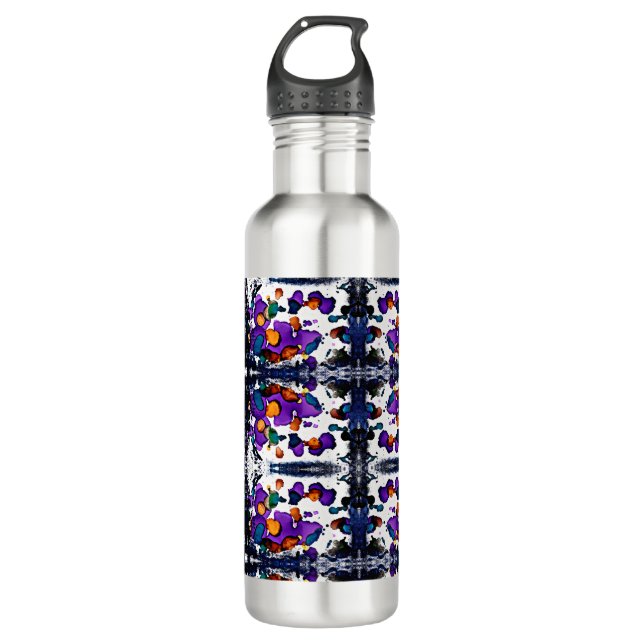 Mardi Gras Edelstahlflasche (Vorderseite)