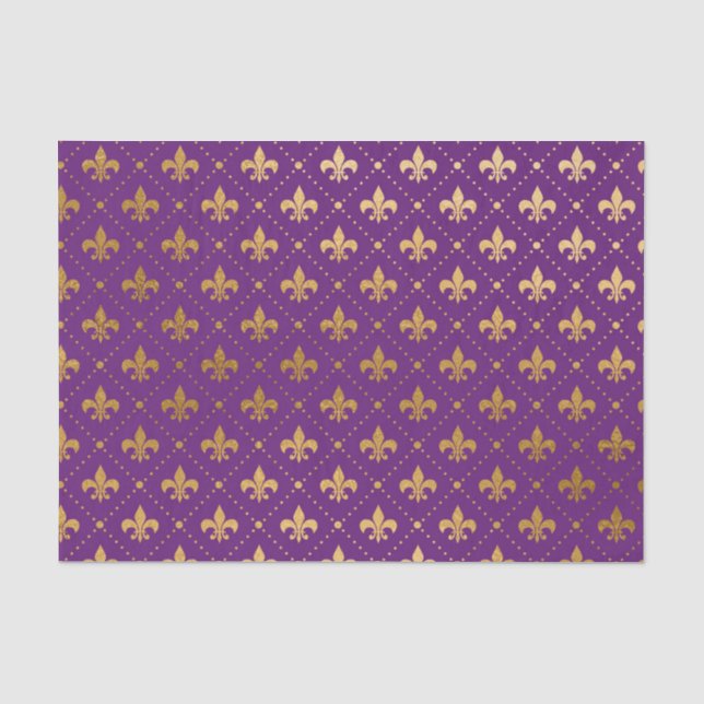 Mardi Gras Ein perfektes Wochenende in Lilie Seidenpapier (Vorderseite)