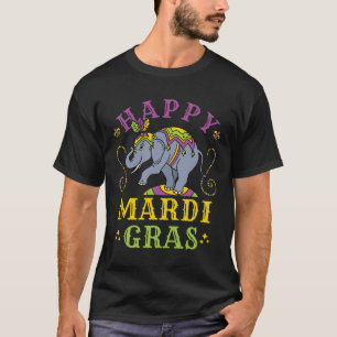 Mardi Gras Elephant Carnival T-Shirt