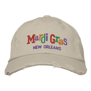 Mardi Gras Embroidery Hat Bestickte Kappe