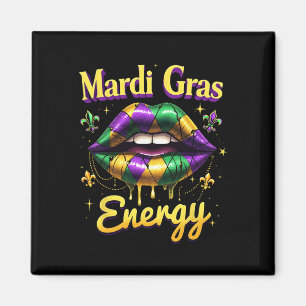 Mardi Gras Energie Karneval Jazz Magnet